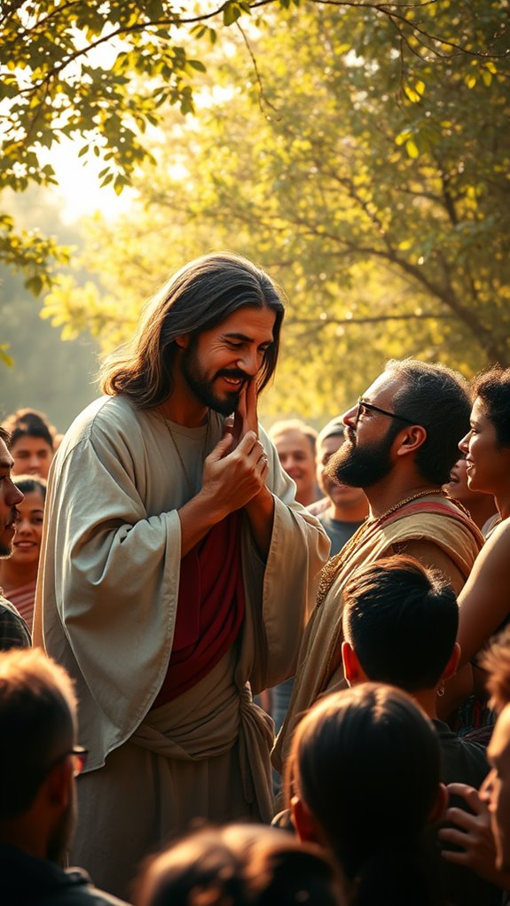 jesus heals blind man