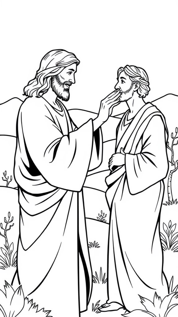 jesus heals blind man