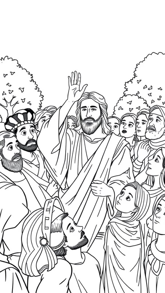 12 Jesus Heals Coloring Pages Printable & Free To Download