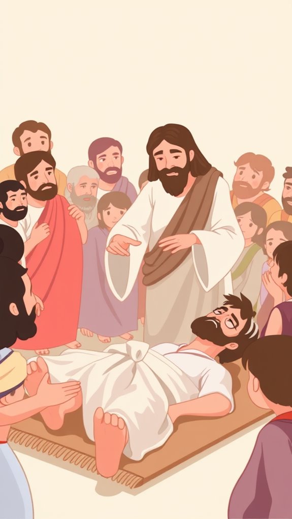 jesus heals paralyzed man