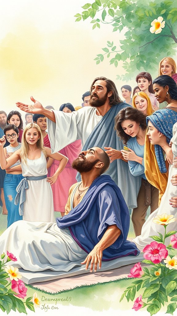 jesus heals paralyzed man