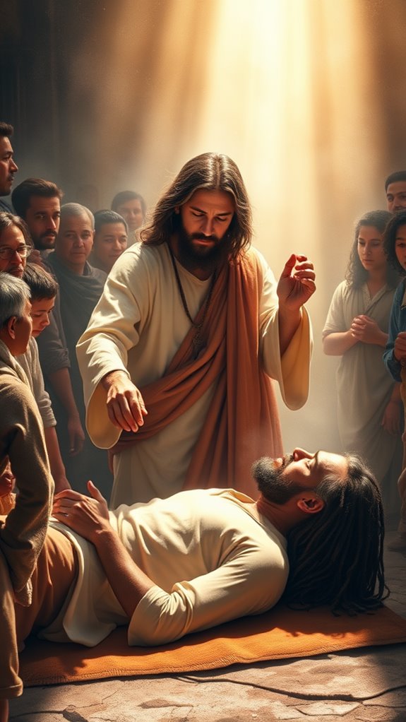 jesus heals paralyzed man