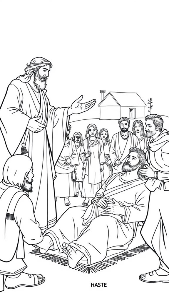 jesus heals paralyzed man