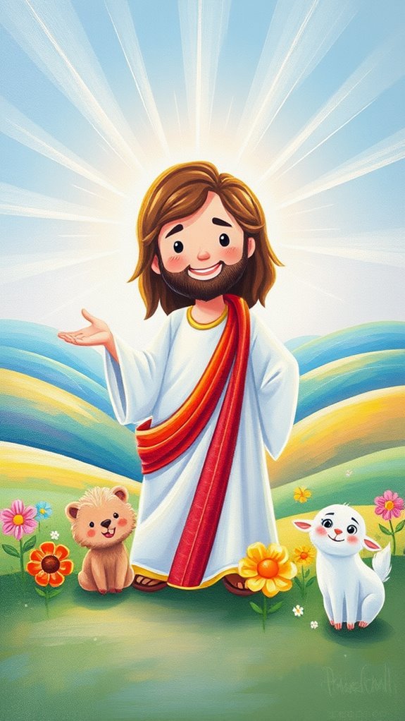 jesus illuminates through art
