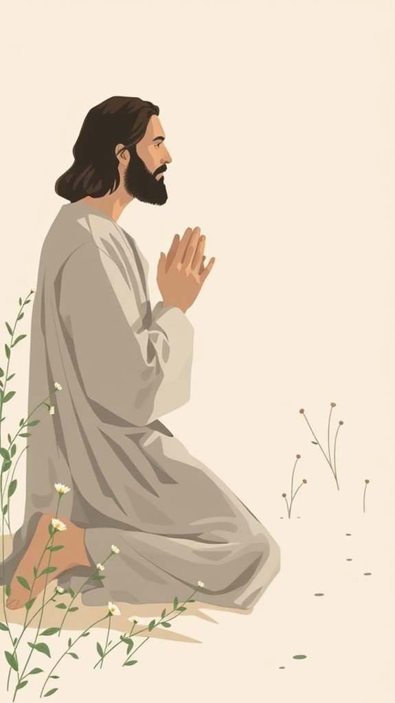 jesus in garden prayer