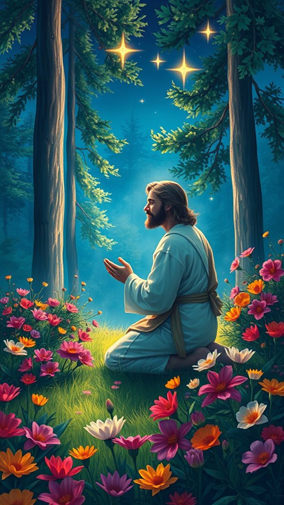 jesus in garden prayer