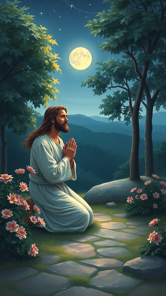 jesus in garden prayer