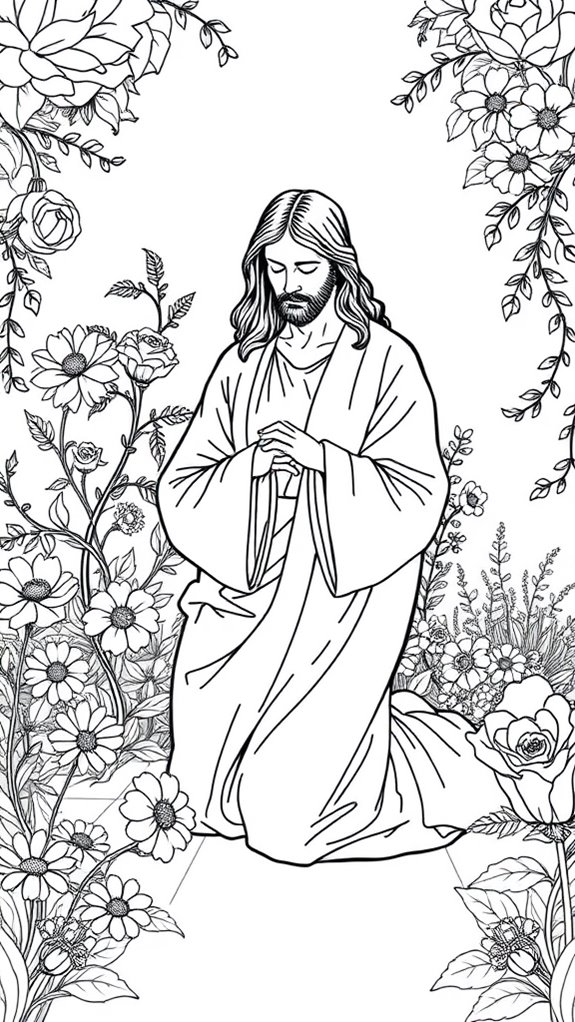 jesus in garden prayer