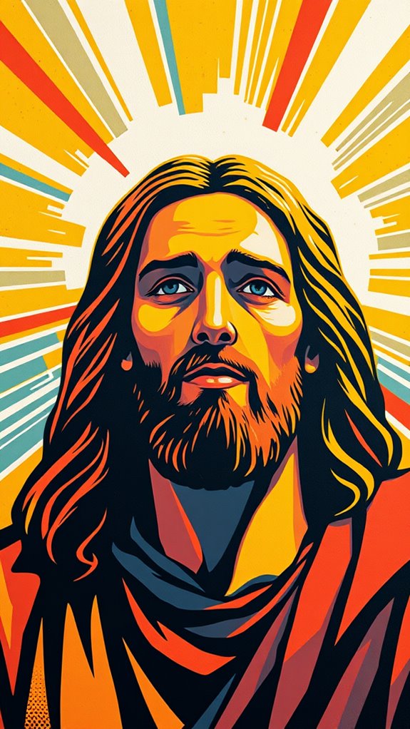 jesus light pop art