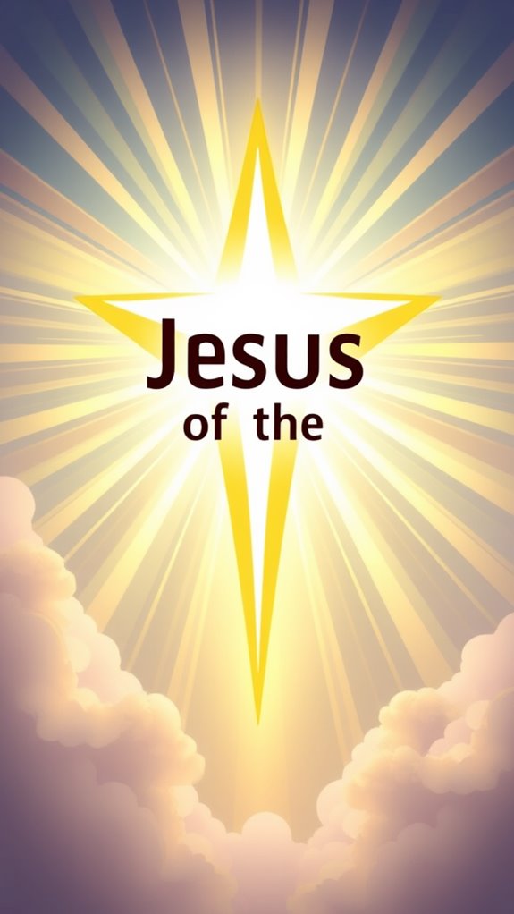 jesus light shining star