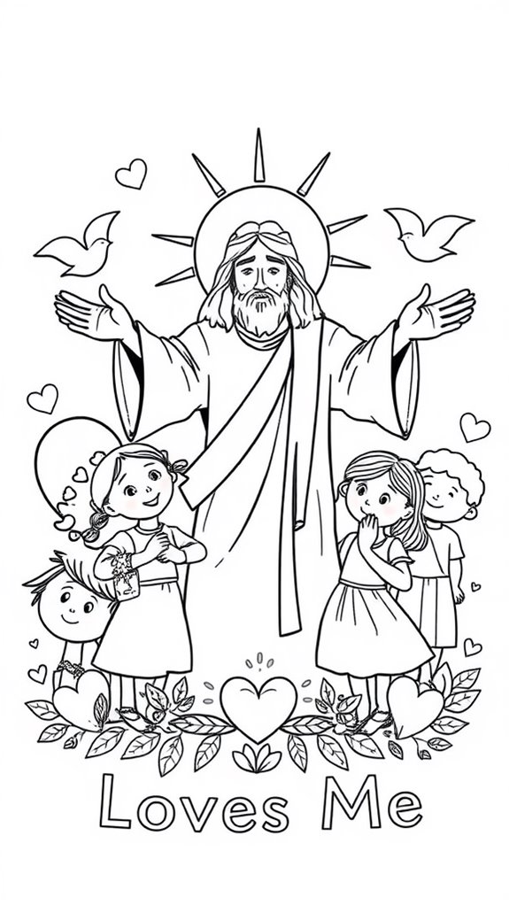 12 Jesus Loves Me Coloring Pages Printable Free To Download