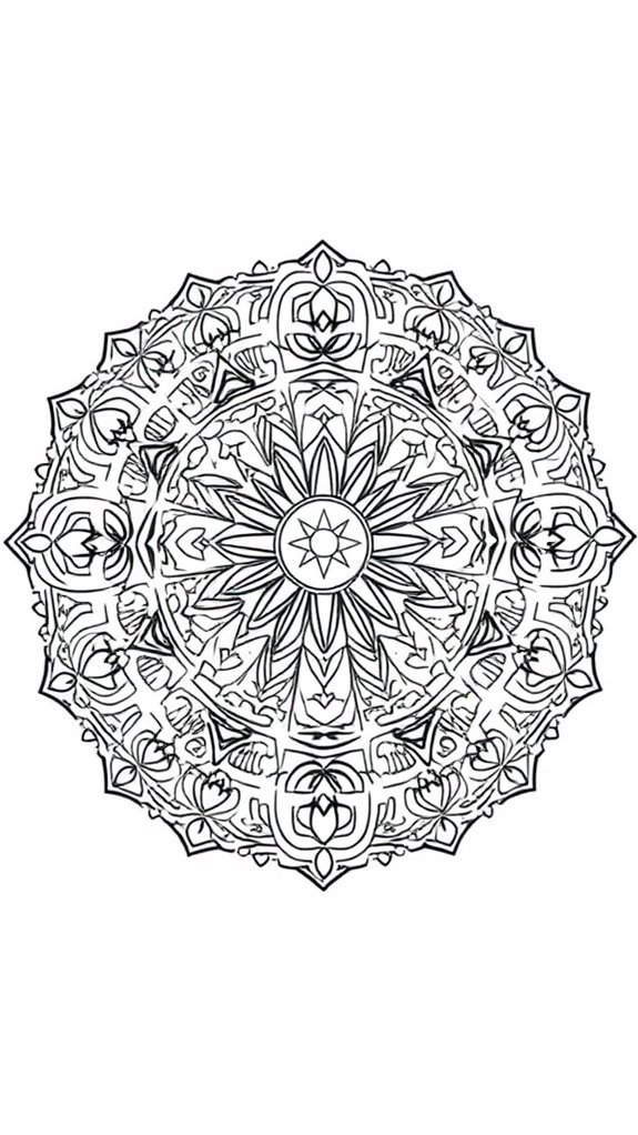 jesus mandala coloring page