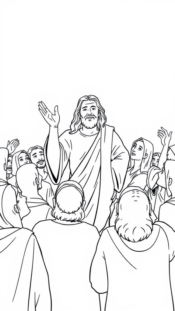 jesus meets disciples illustrated