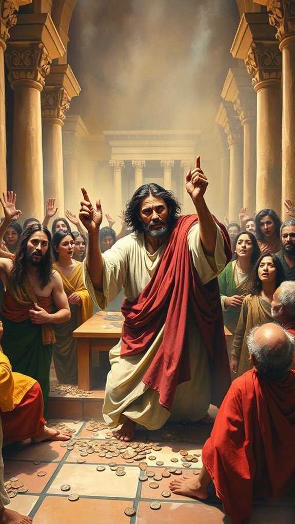 jesus purifies sacred space