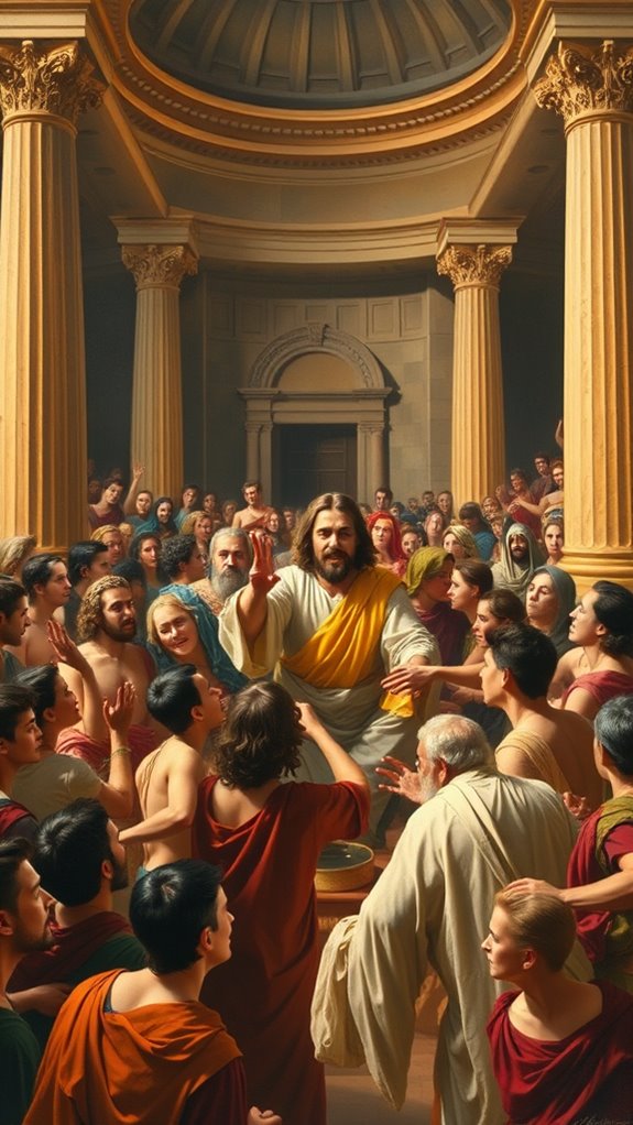 12 Stunning Jesus Cleanses The Temple Paintings - Encouraging Bible Verses