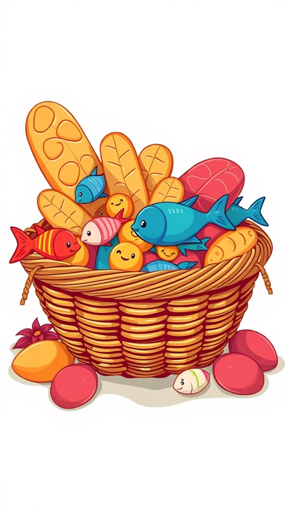 jesus resurrection fish loaves