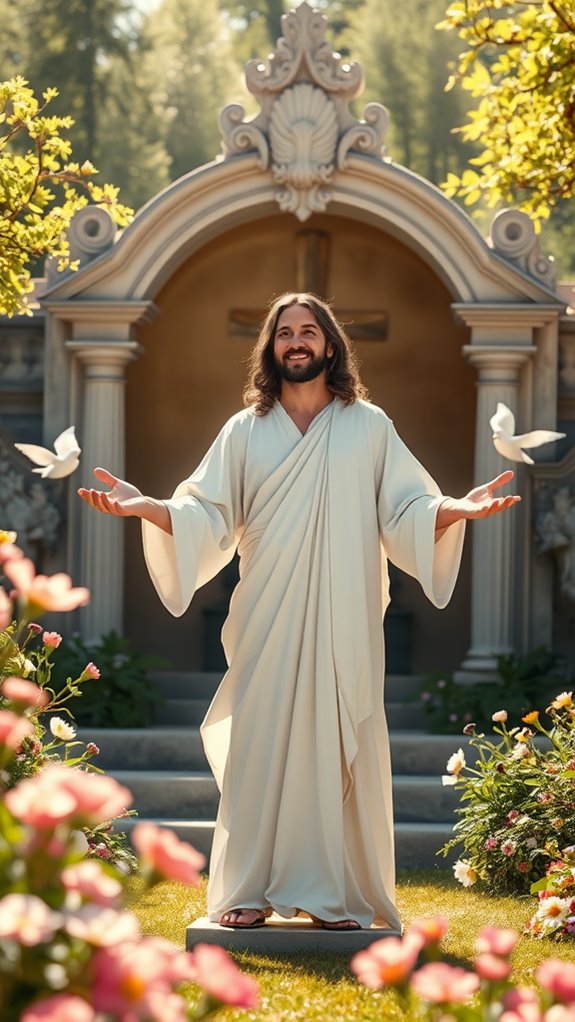 jesus resurrection photorealistic image