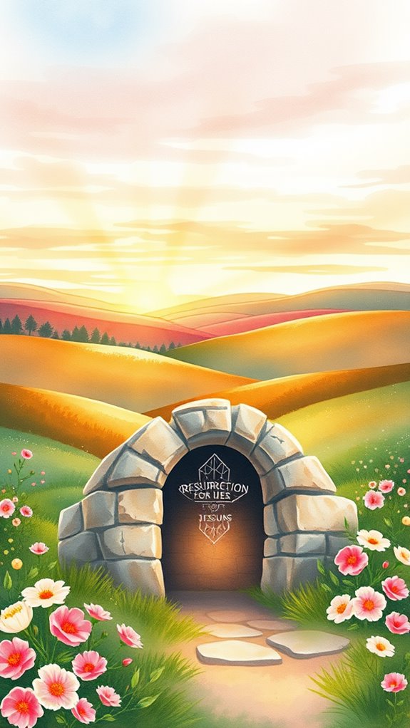 jesus risen watercolor clipart