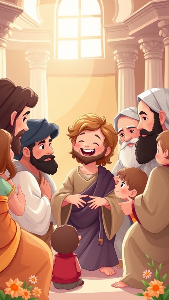 jesus teaching in temple