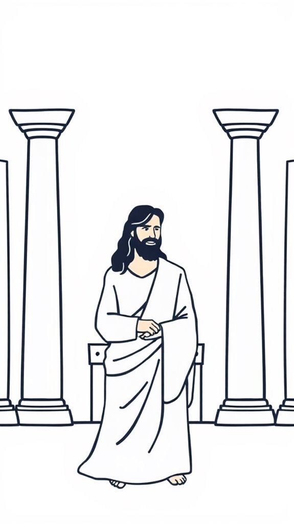 jesus teaching in temple