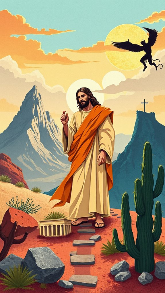 jesus temptation artwork collection