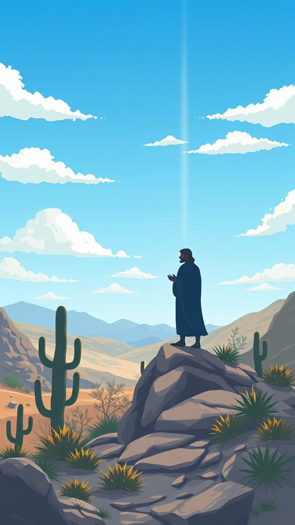 jesus tempted in nature