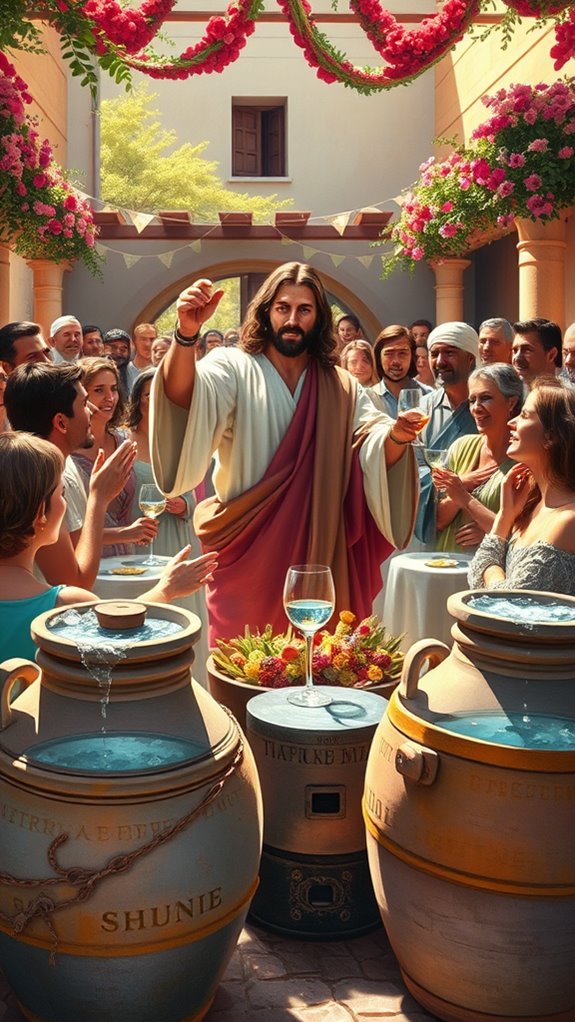 jesus transforms water magically