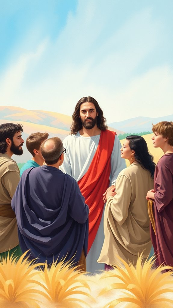 jesus with disciples painting