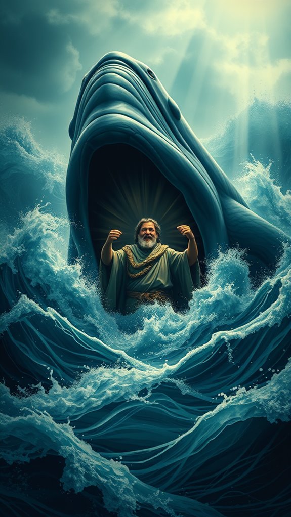 jonah swallowed by whale