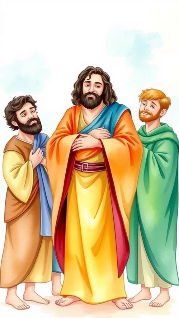 joseph forgives brothers illustrated