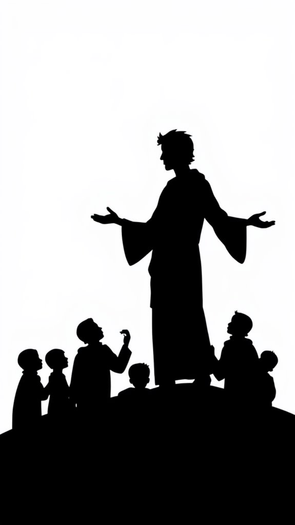 joseph forgives brothers silhouette