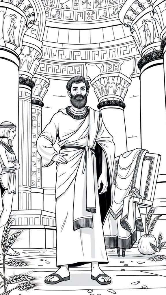 joseph in egypt illustration