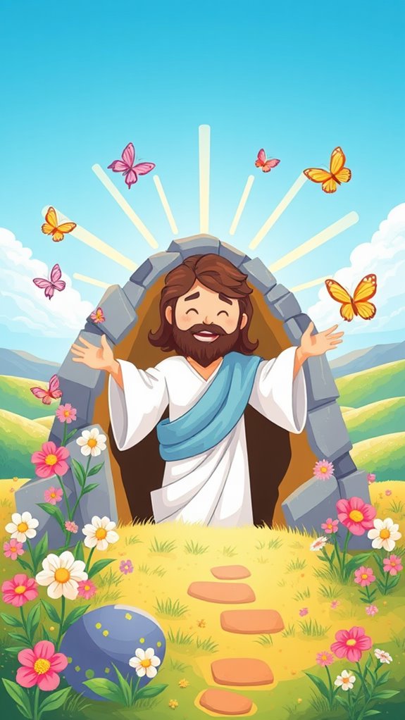 joyful easter celebration art