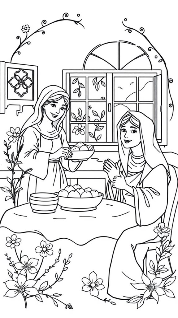 joyful moments coloring page