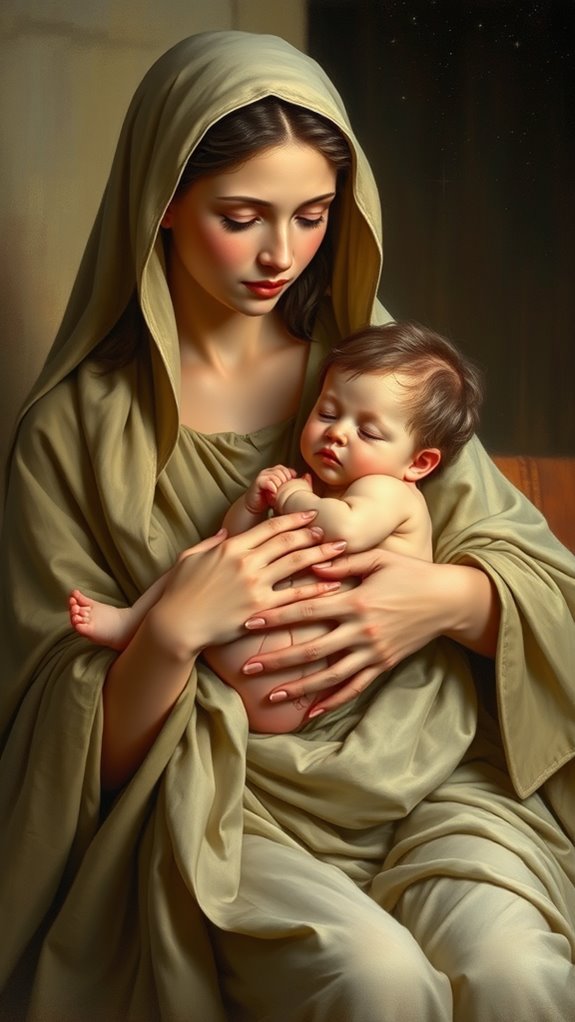 lifelike depiction of nativity