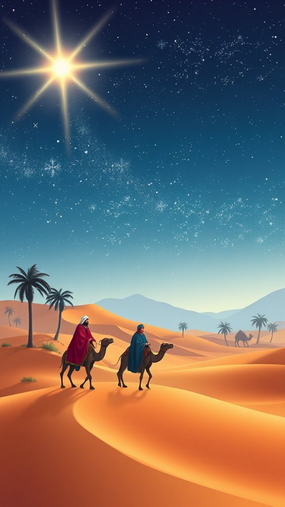 majestic wise men landscape