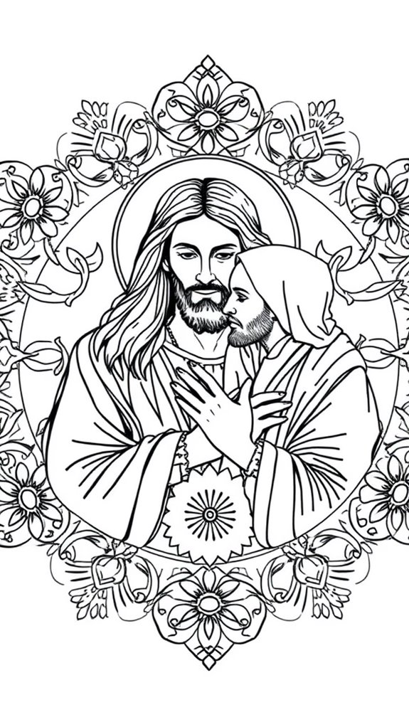 mandala jesus nicodemus coloring