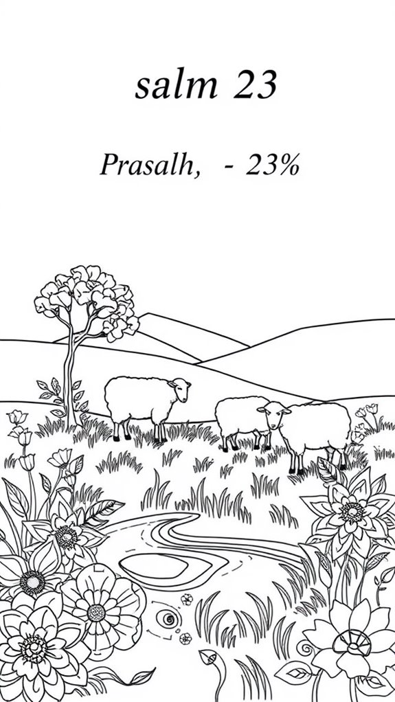 mandaline psalm 23 art