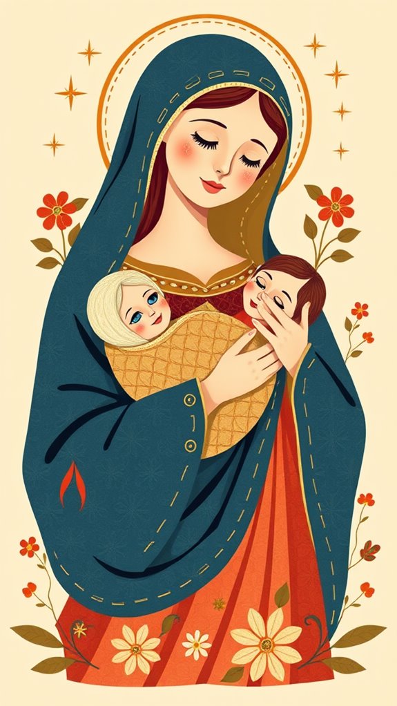 mary and baby jesus