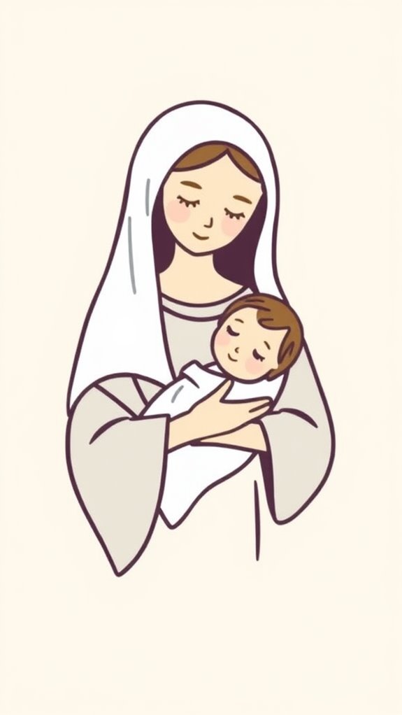 mary and jesus icon