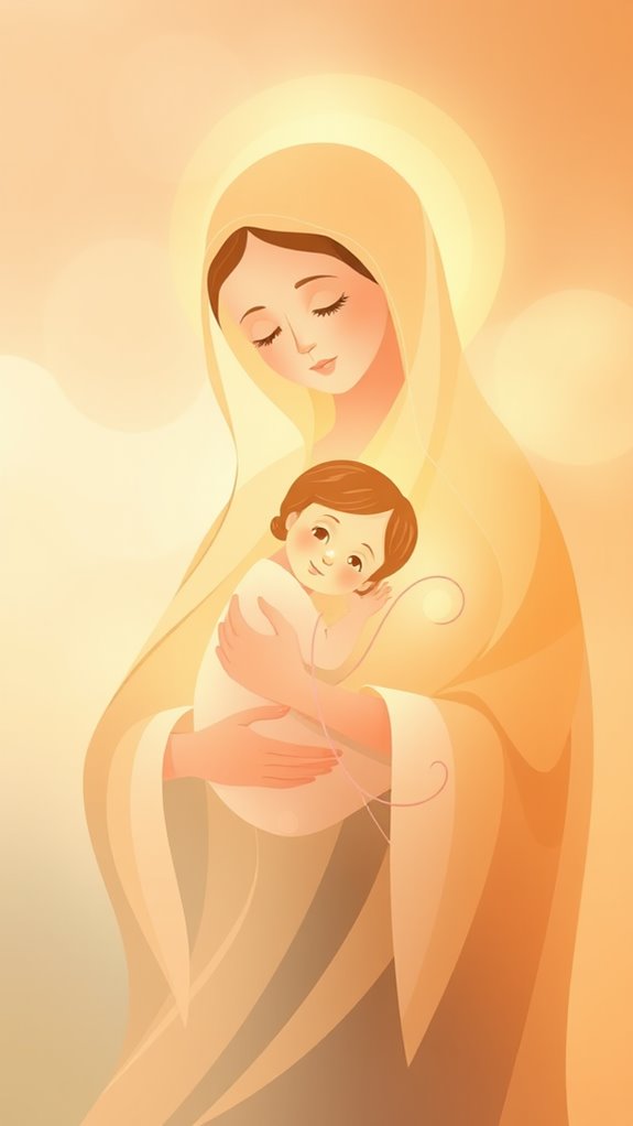 mary and jesus imagery
