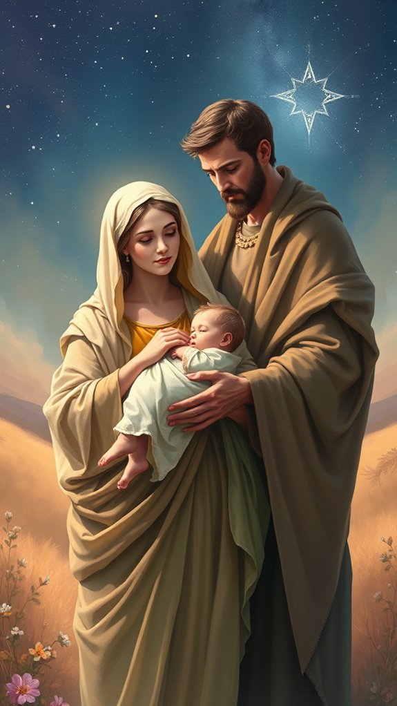mary and joseph artwork