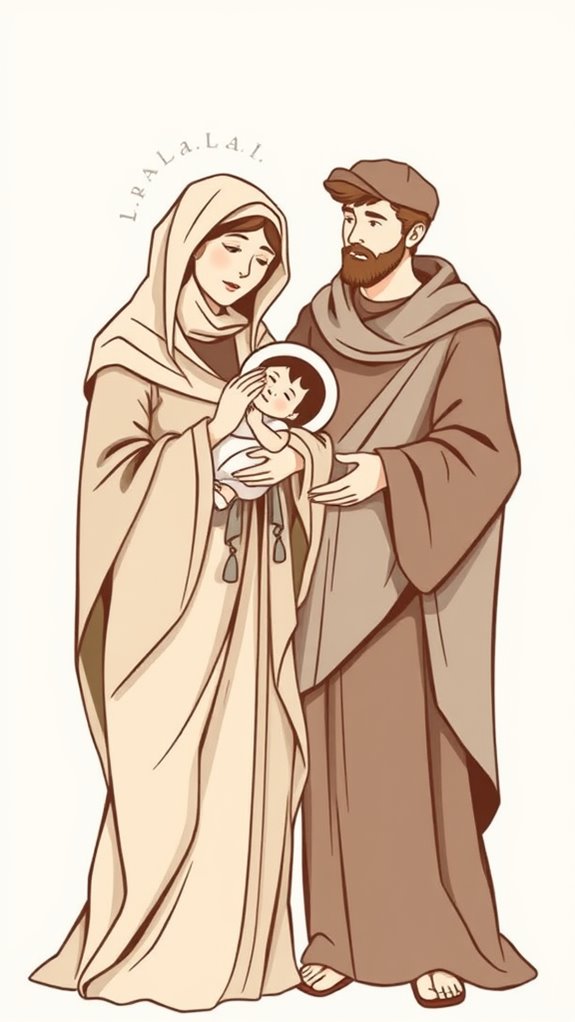 mary and joseph artwork