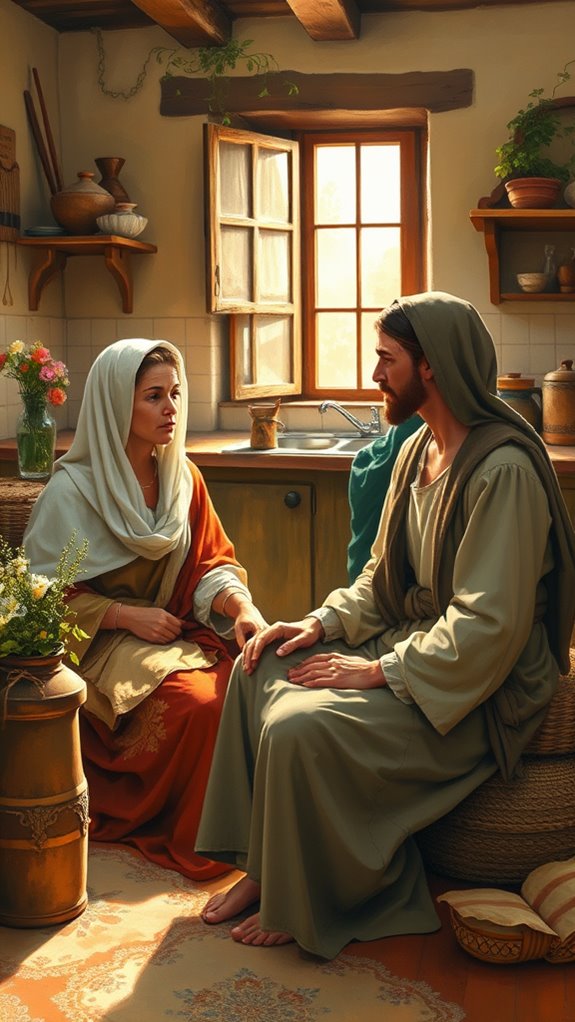 mary and martha artwork