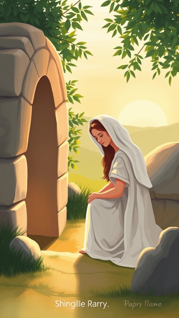 mary magdalene at tomb