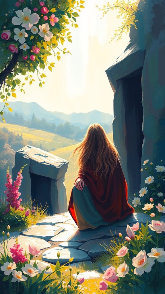 mary magdalene at tomb