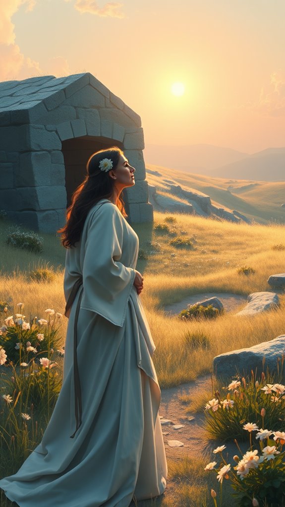 mary magdalene at tomb