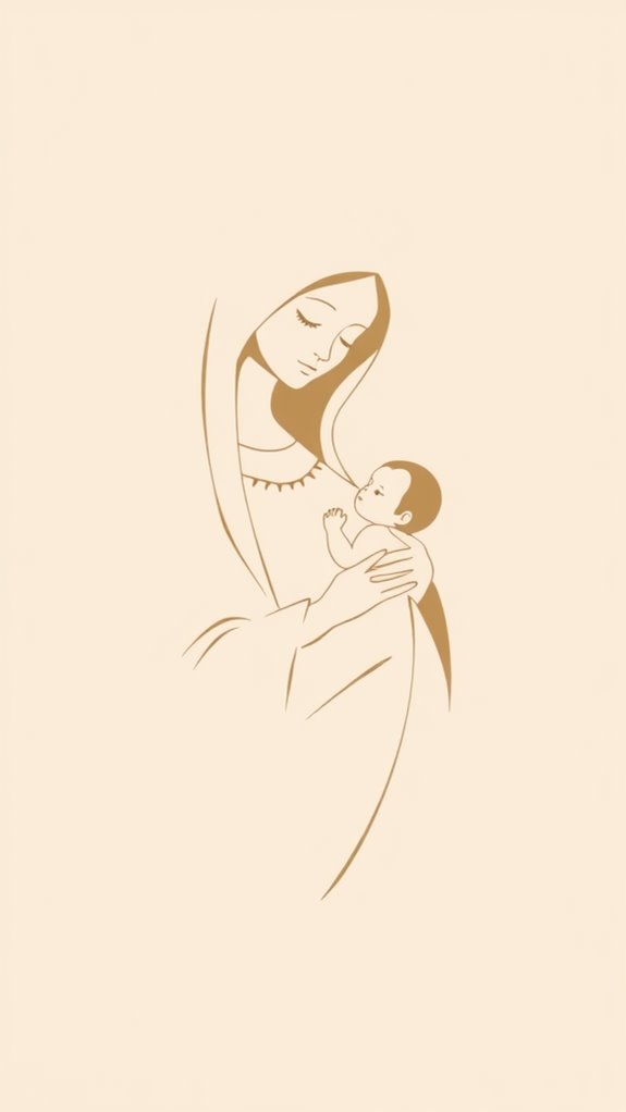 mary with baby jesus