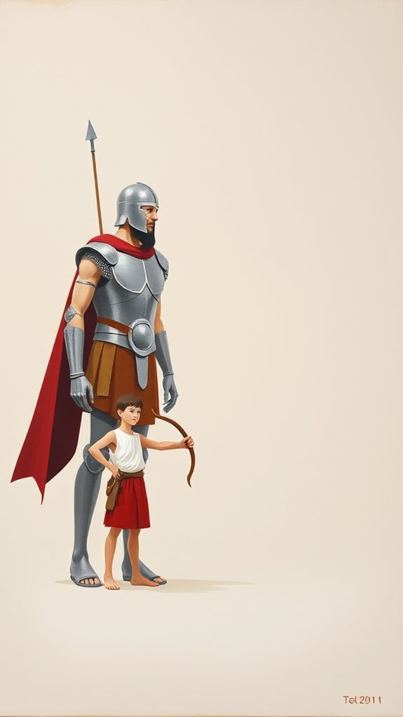 minimalist david versus goliath