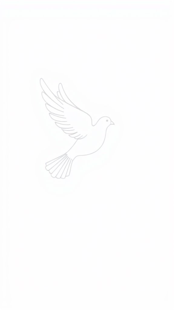 minimalist holy spirit art